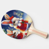 Raquette De Ping Pong Lapin de Noël (3) (Côté)