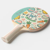 Raquette De Ping Pong Lapin de Pâques (Devant Angle)