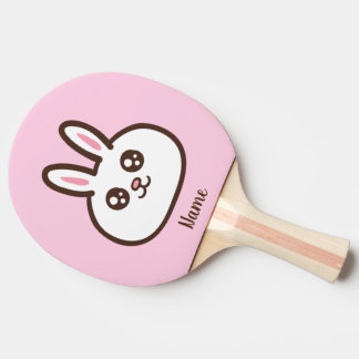 Raquette De Ping Pong Lapin mignon de dessin animé