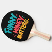 Raquette De Ping Pong L'argent drôle compte (Côté)