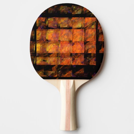 Raquette De Ping Pong L'art Abstrait au mur (Devant)