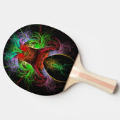 Raquette De Ping Pong L'art Abstrait du Carnaval (Côté)