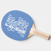 Raquette De Ping Pong L'art du mot de passe-croisé (Côté)