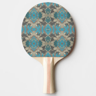 Raquette De Ping Pong L'art et les couleurs modelés du Sud-Ouest américa