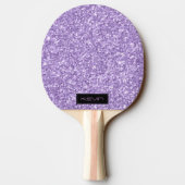 Raquette De Ping Pong Lavande Parties scintillant violet texture Imprime (Dos)