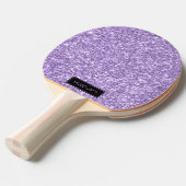 Raquette De Ping Pong Lavande Parties scintillant violet texture Imprime (Devant Angle)
