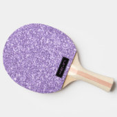 Raquette De Ping Pong Lavande Parties scintillant violet texture Imprime (Côté)