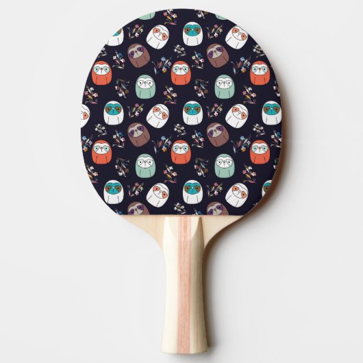 Raquette De Ping Pong Lazy Sloth (Dos)