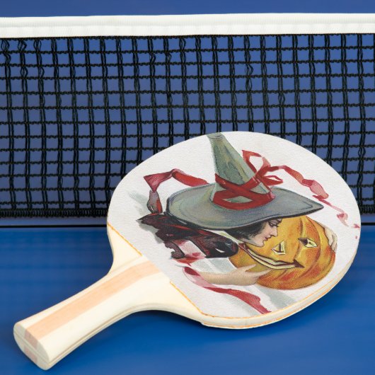 Raquette De Ping Pong Le Baiser de la Sorcière : une Citrouille de Hallo (Insitu)