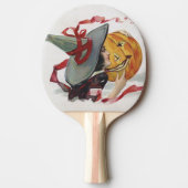 Raquette De Ping Pong Le Baiser de la Sorcière : une Citrouille de Hallo (Devant)