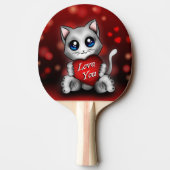 Raquette De Ping Pong Le chaton t'aime (Dos)