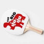 Raquette De Ping Pong LE GROS PUM PUI décollé en langue thaï (Côté)