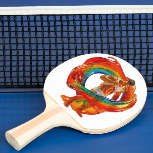 Raquette De Ping Pong Le masculinités de SlipperyJoe frappant moderne th