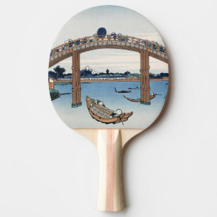 Raquette De Ping Pong Le mont Housai Fuji vu d'en bas Pont Homme