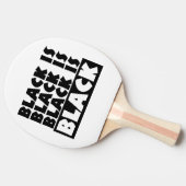 Raquette De Ping Pong Le noir est noir (Côté)