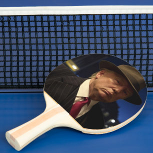 Raquette De Ping Pong Le président américain Donald Trump parrain