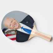 Raquette De Ping Pong Le président Joe Biden Portrait de la Maison Blanc (Côté)