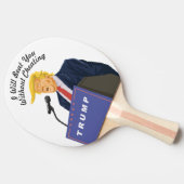 Raquette De Ping Pong Le président personnalisable Trump vous bat (Côté)