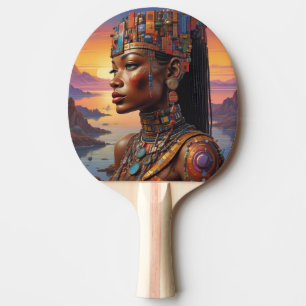 Raquette De Ping Pong Le regard de Cléopâtre