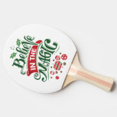 Raquette De Ping Pong Le Typographe du Magic Christmas (Côté)