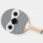 Raquette De Ping Pong Le visage d'un perroquet gris africain (Côté)