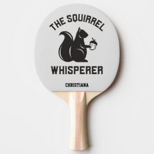 Raquette De Ping Pong Le Whisperer d'écureuil Écureuil