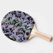 Raquette De Ping Pong Leafy Creeping Vine Drawing Pattern With Pastels (Côté)