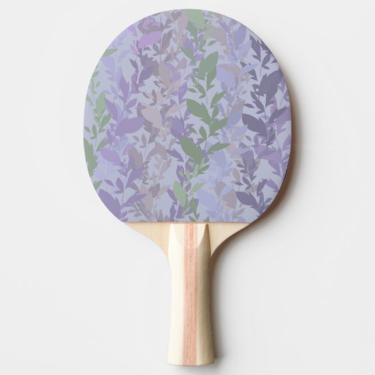 Raquette De Ping Pong Leafy Creeping Vine Drawing Pattern With Pastels (Devant)