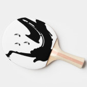 Raquette De Ping Pong Lecteur Saxophone Surreal (Côté)