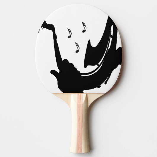 Raquette De Ping Pong Lecteur Saxophone Surreal (Devant)