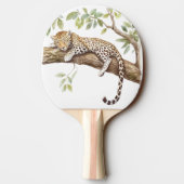 Raquette De Ping Pong Léopard vert Ivy (Dos)