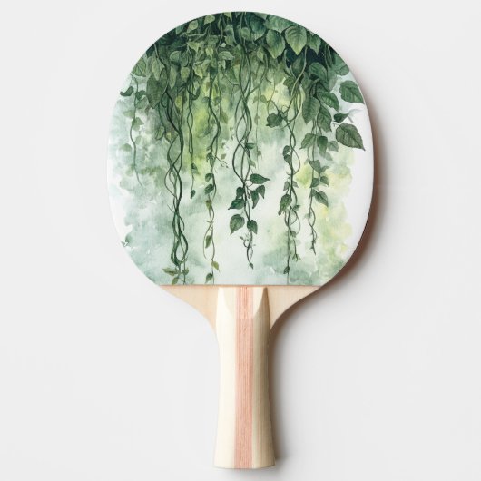 Raquette De Ping Pong Léopard vert Ivy (Devant)