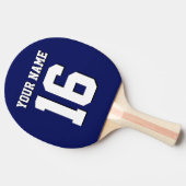 Raquette De Ping Pong L'équipe de Jersey de sports Blue Navy (Côté)