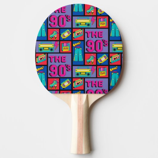 Raquette De Ping Pong Les années 90 (Devant)