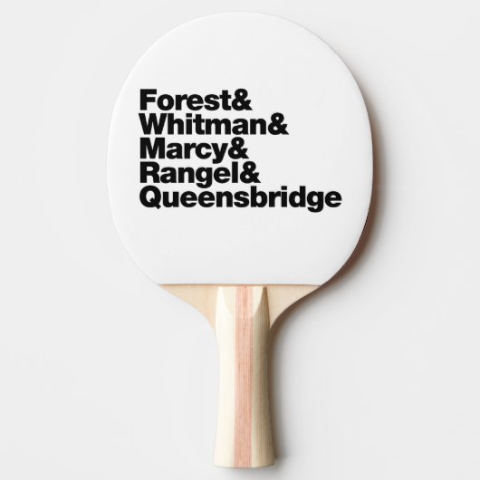 Raquette De Ping Pong Les projets (Devant)