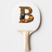 Raquette De Ping Pong Letter B in Thanksgiving style (Devant)
