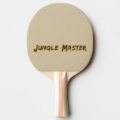 Raquette De Ping Pong Lettering Design ‘Jungle Master’ (Dos)