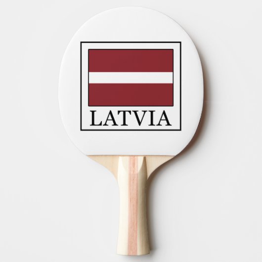 Raquette De Ping Pong Lettonie (Devant)