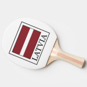 Raquette De Ping Pong Lettonie (Côté)