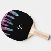 Raquette De Ping Pong LETTRE MONOGRAPHIQUE DE Parties scintillant Abstra (Côté)