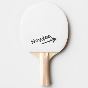 Raquette De Ping Pong Lettres noires et flèche sur votre