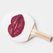 Raquette De Ping Pong Lèvres rouges (Côté)