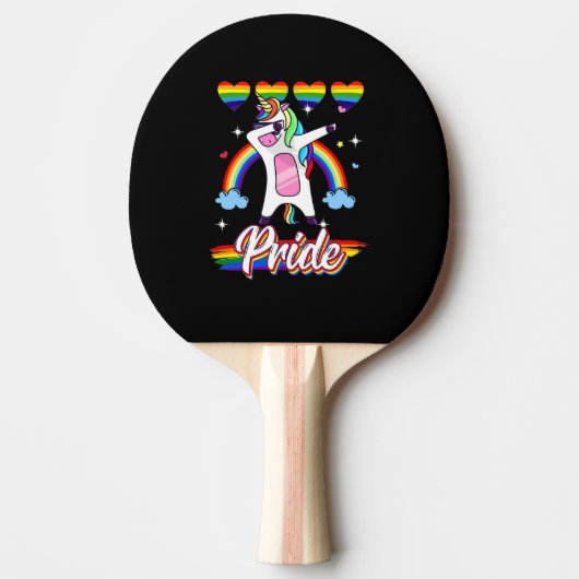 RAQUETTE DE PING PONG LGBT (Devant)