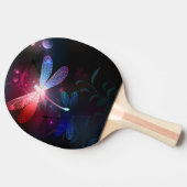 Raquette De Ping Pong libellule rouge brillante (Côté)