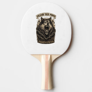Raquette De Ping Pong Libérez Votre Puissance — La Force Est En Vous