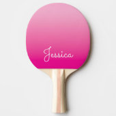 Raquette De Ping Pong Light and Hot Pink Ombre (Devant)