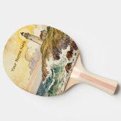 Raquette De Ping Pong Light House on a Hill, Over Looking the Waves (Côté)