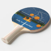 Raquette De Ping Pong Lightning Storm Table Tennis, Fire and Thunder (Devant Angle)