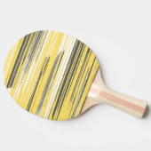 Raquette De Ping Pong Lignes peintes à la main - jaune (Côté)
