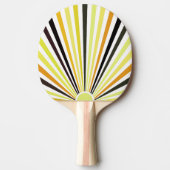 Raquette De Ping Pong Lime Vert rayures orange et noir (Devant)